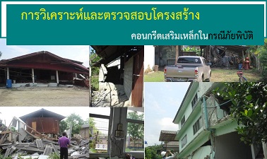 การวิเคราะห์และตรวจสอบโครงสร้างคอนกรีตเสริมเหล็กในกรณีภัยพิบัติ | Reinforced Concrete for Earthquake Disaster Evaluation 00339