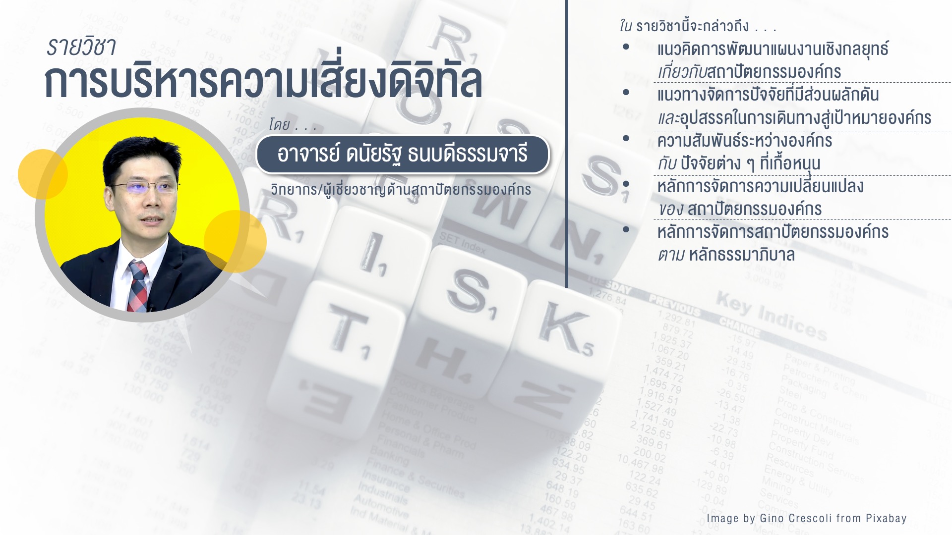 การบริหารความเสี่ยงดิจิทัล | Digital Risk Management 00038