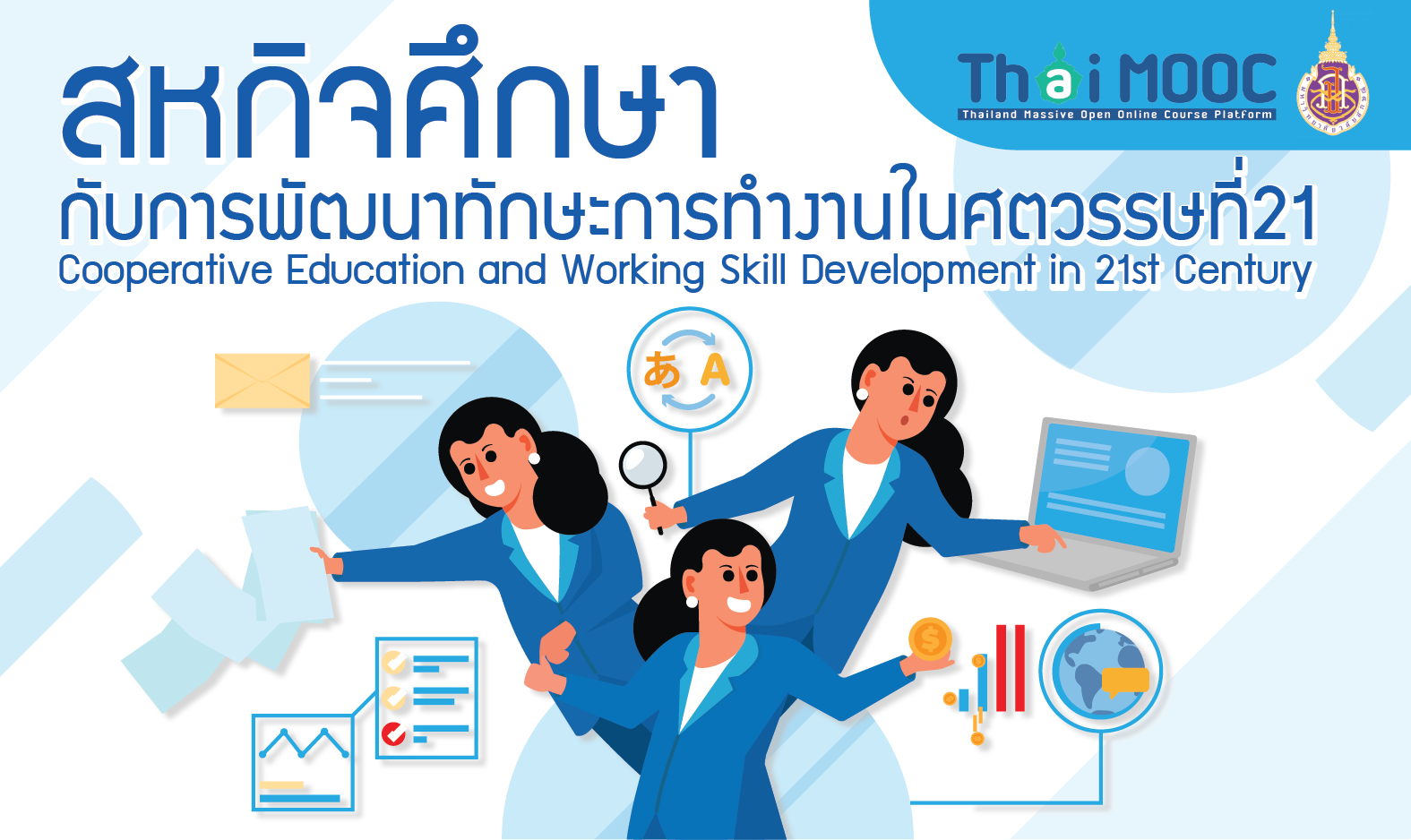 สหกิจศึกษากับการพัฒนาทักษะการทำงานในศตวรรษที่ 21 | Cooperative Education and Working Skill Development in 21st Century 00785